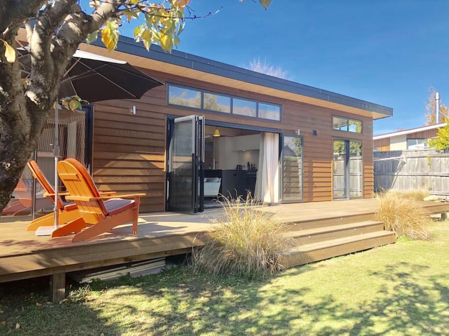 Modern Kowhai Cottage 瓦纳卡 外观 照片